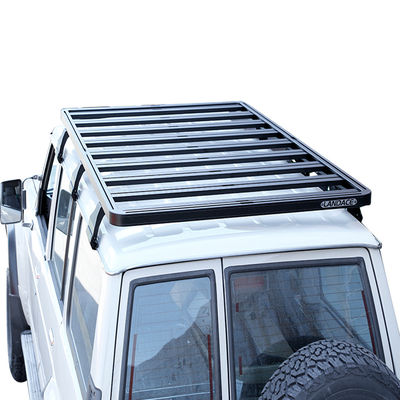Toz kaplama 4X4 Alüminyum alaşım araba parçaları NISSAN Y60 2100X1300mm için çatı rafları