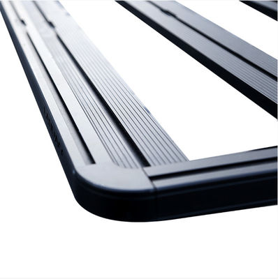 Black Ladder Komutan için araba rafları Jeep Wrangler Aksesuarları Direct'ten çatı rafı
