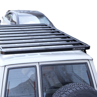 Doğrudan özelleştirme Siyah Toz Kaplama Çatı Taşıyıcısı NISSAN Y60 Çatı Montajı Off-road için