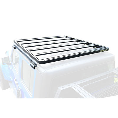 Off Road Gladiator JT Alüminyum Alaşım Araç Çatı Rack Cross Bar Platform 4X4 Jeep için 25KG