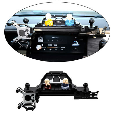 JEEP Wrangler JL Alüminyum Alaşım Merkezi Konsol Bracket Tank 300 için Mobil Telefon Sahibi