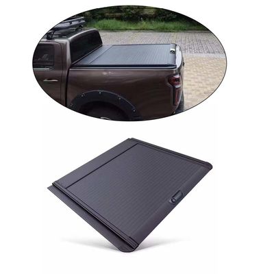 Çekilebilir Roll Up manganez çelik Alüminyum alaşım pickup kamyon yatak kapağı tonneau kapağı