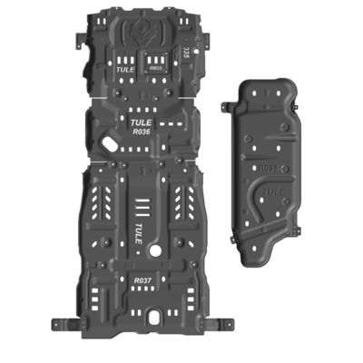 JEEP Toyota Ford için 3mm 5mm 8mm Kalınlaştırılmış Alüminyum Alaşım Alt Beden Koruma Kaydırma Plağı