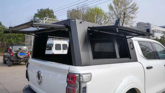 OEM Servisi Kabul Alüminyum Alaşım GWM POER 80kg Kapasite için Büyük Duvar Tonneau Kapak