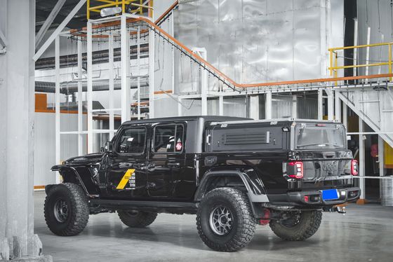 Alüminyum Alaşım Kamyon Yatak Kapak Pickup Tonneau Kapak Yüksek Yatak Kanopisi Jeep Gladiator için