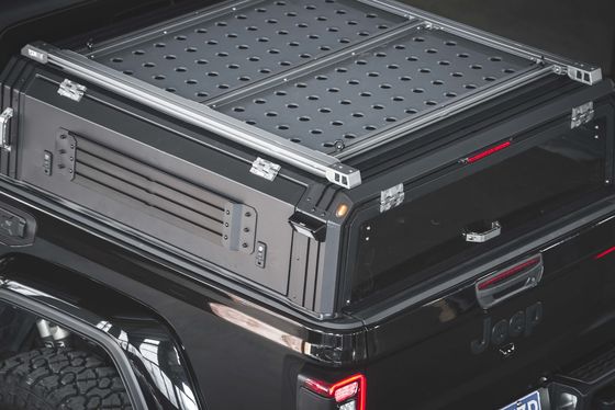 Alüminyum Alaşım Kamyon Yatak Kapak Pickup Tonneau Kapak Yüksek Yatak Kanopisi Jeep Gladiator için