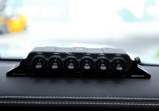 OEM 6 Rocker Switch Panel Roll Bar Mount Anodizing Alüminyum Alaşımı