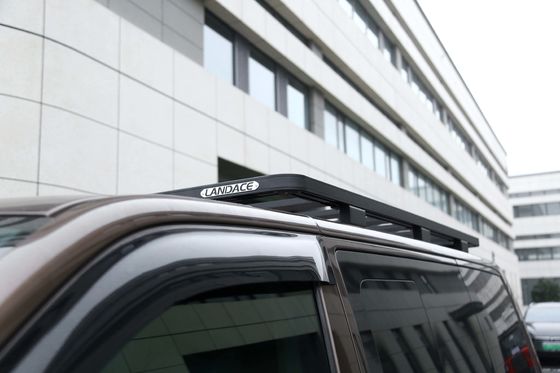 Siyah Multivan Crossbars Basket Flat Alüminyum Alaşım Platformu Volkswagen için Çatı Taşları