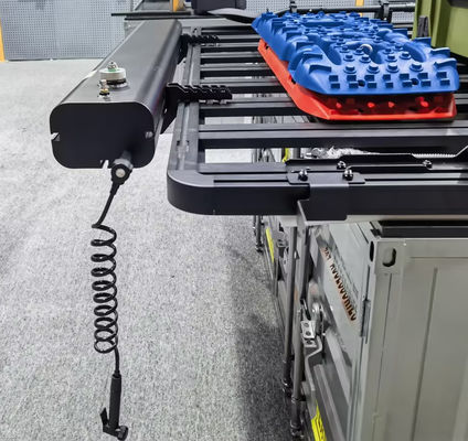 1450*178*120mm Alüminyum Su Tankı Kamp ve Off Road Araçları için Yol Duşu