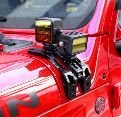 4x4 sütun ışık yapısı için toz kaplama alüminyum alaşımlı hafif montaj destekleri