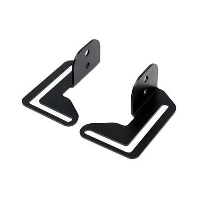Siyah Çatı Taşıma Brackets SUS304 Led Light Bar Mounts Bracket