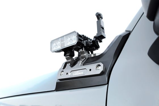 2020- Off Road Car Parts Tank 300 Aksesuarlar Alüminyum Alaşım A Pillar Light Hood GWM için Montaj Brackets