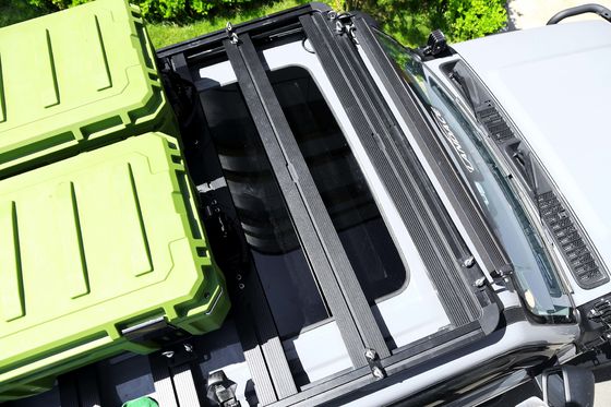 Çatı Montajı Siyah Alüminyum Alaşım Evrensel Araba Çatısı Racks Çapraz Çubuk 28kg Ağırlık Sınırı