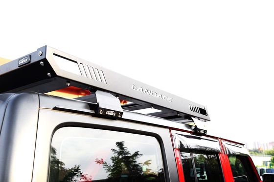 Landace Araç Çatı Kargo Taşıyıcı Alüminyum Çatısı Çöp Taşıyıcı Yan Merdivenle