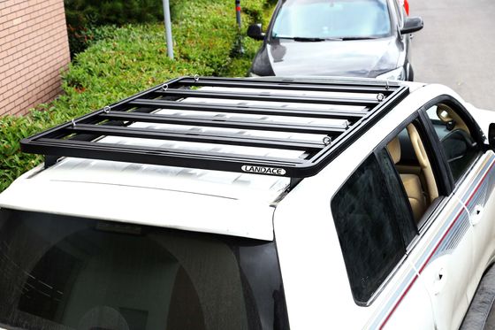AL6063 Off Road Çatı Taşıyıcısı Basket LC200 Çatı Taşıyıcısı Çapraz Barlar