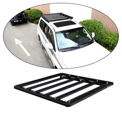AL6063 Off Road Çatı Taşıyıcısı Basket LC200 Çatı Taşıyıcısı Çapraz Barlar