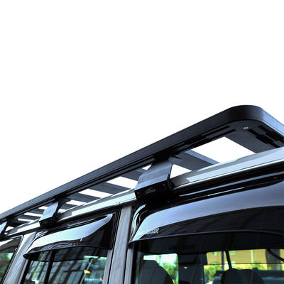 LC76 Serisi Off Road Kargo Rack Alüminyum Alloy Rain Gutter Montaj Çatı Ray Rack