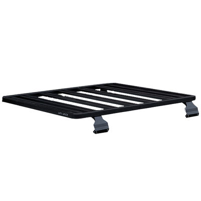 LC79 için Siyah Tozla Kaplı Çatı Taşıyıcısı 23.5kg Kapasite Evrensel 4WD Alüminyum