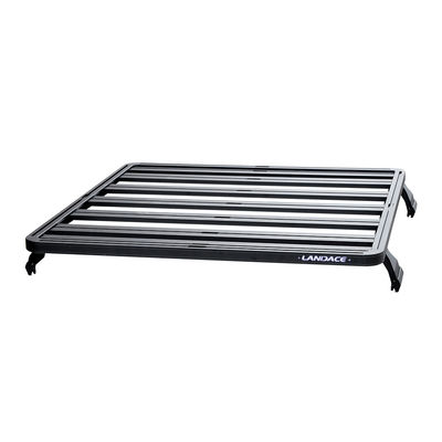 LC79 için Siyah Tozla Kaplı Çatı Taşıyıcısı 23.5kg Kapasite Evrensel 4WD Alüminyum