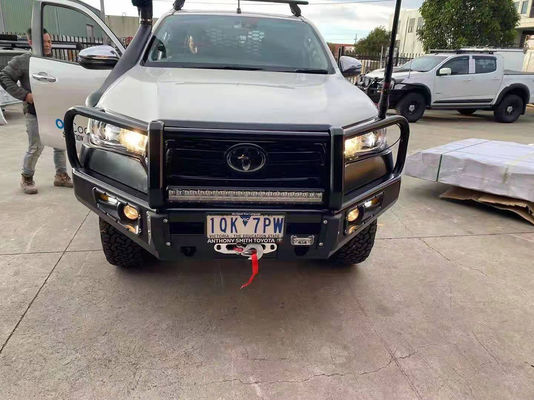 TOYOTA EU Hilux için çelik toz kaplı ön tamponlar ISO9001 Off Road tamponlar