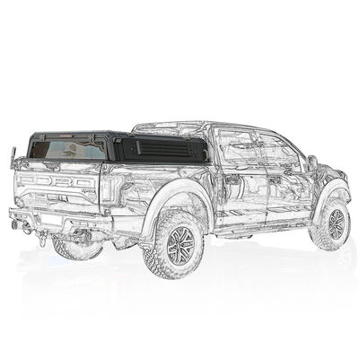Ford Raptor Çekici Kamyon Yatak Kapakları Alüminyum Su geçirmez