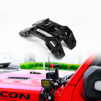 JEEP Wrangler JL A Pillar Hood Mount Light Brackets Korozyona dayanıklı alüminyum alaşımı