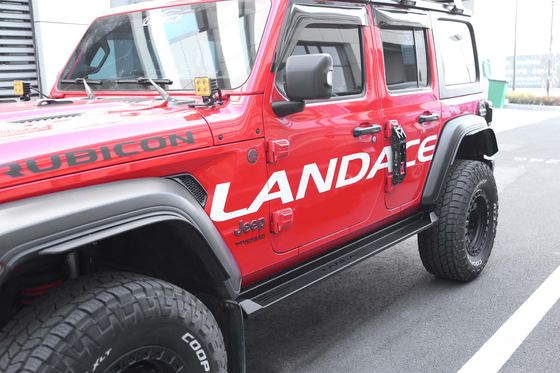 Jeep Wrangler JL JK High için evrensel alüminyum alaşım yan rayları ve koruma adımları