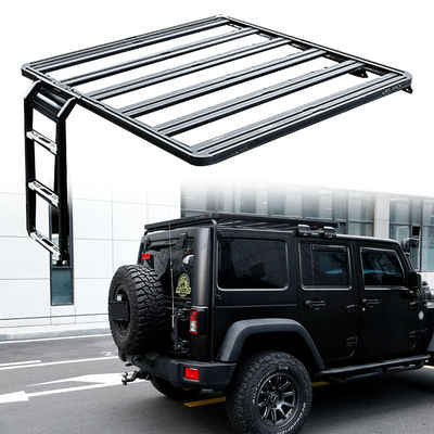 Jeep Wrangler JK JT JL Universal Black Powerder kaplı kolay kurulum çatı rafları