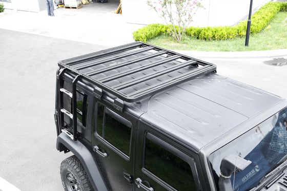 Jeep Wrangler JK JT JL Universal Black Powerder kaplı kolay kurulum çatı rafları