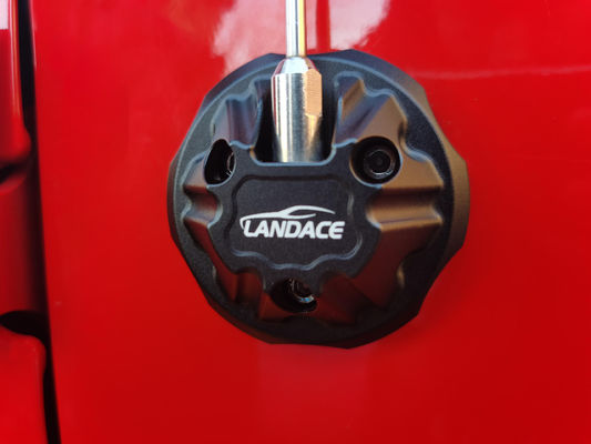 Siyah CNC Alüminyum Jeep Wrangler JK için Radyo Anten Basama Kapak