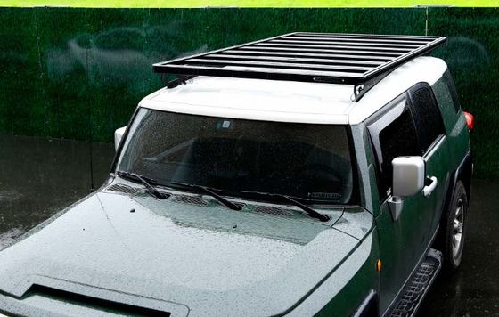 FJ Cruiser için Alüminyum Alaşım Çatı Taşıyıcısı 29.7kg Kapasite Evrensel Araç Aksesuarları