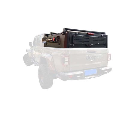 117 Tundra Dodge RAM GMC ve TOYOTA Tundra için Siyah Alüminyum Alaşım Yatak Kapak Kanopisi