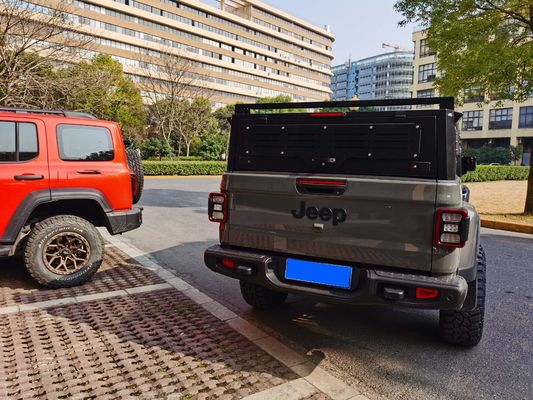117 Tundra Dodge RAM GMC ve TOYOTA Tundra için Siyah Alüminyum Alaşım Yatak Kapak Kanopisi