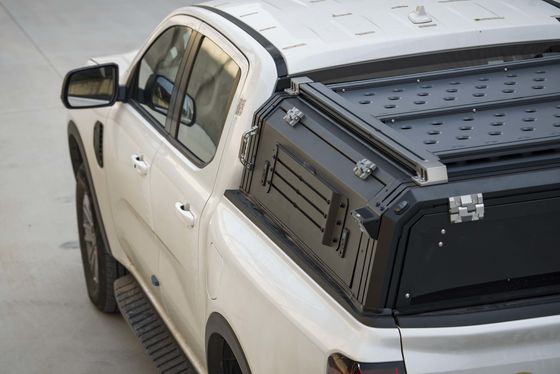 GWM POER Pickup Truck Yatak Kapakları Alüminyum Alaşım Bavul Yatak Rack