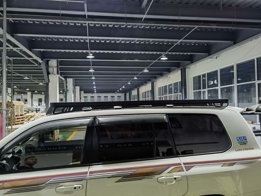 Toyota Prado SUS304 Omurilik Montajı için Düşük Profilli Land Cruiser LC200 Çatı Demiryolu Rack