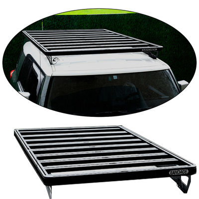 Toyota FJ Cruiser için araba çatısı taşıyıcısı AL6063 SS304 4X4 Alüminyum alaşım bagaj çaprazı