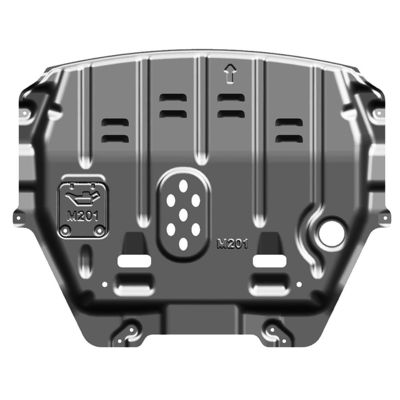 MINI-R gövde altı koruması ve motor koruması için siyah çelik koruyucu plaka