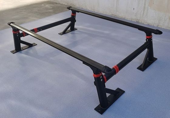 Yüksek Alüminyum Kamyon Yatak Rack JEEP üzerinde daha uzun eşyalar taşımak için Roll Bar