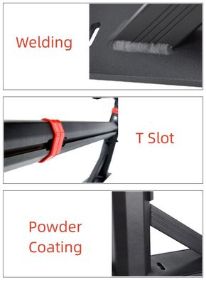 Off Road Kamyon Yatak Rack OEM Yüksek Güçlü Alüminyum Rulo Çubuğu