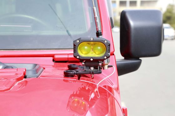 2018-2019 Jeep Wrangler JL Aksesuarları Alüminyum Alaşım A Pillar Light Mount Brackets
