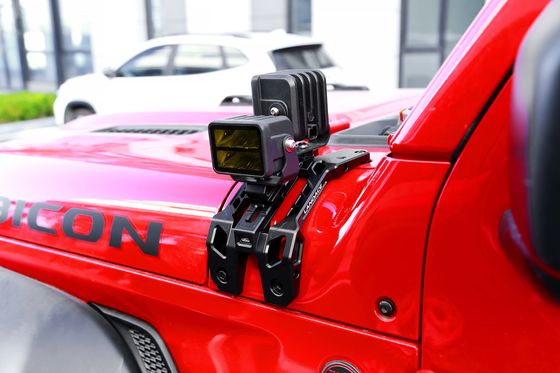 4x4 Offroad Dış Aksesuarları Alüminyum Alaşım Araç Işık Kılavuzu Jeep Wrangler JL için