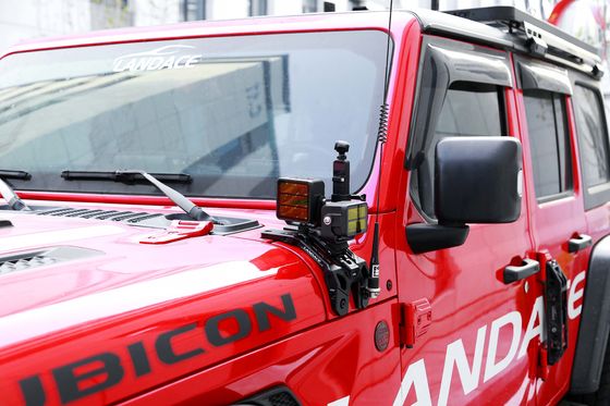 OEM Alınıyor Bir Sütun Sürücü Işık Montaj Bracket for Jeep JL Hard Anodizing Surface