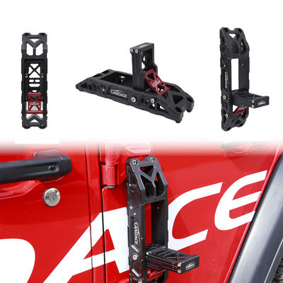 4x4 Off Road Alüminyum Yan Kapı Adımları Jeep Wrangler JL için Ayak Pedalı Sert Anodizasyon