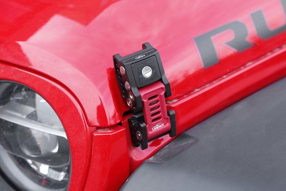 Universal 4x4 Wrangler JK JL Alüminyum Alloy Hood Kilit Kilitleri Jeep 2018 için
