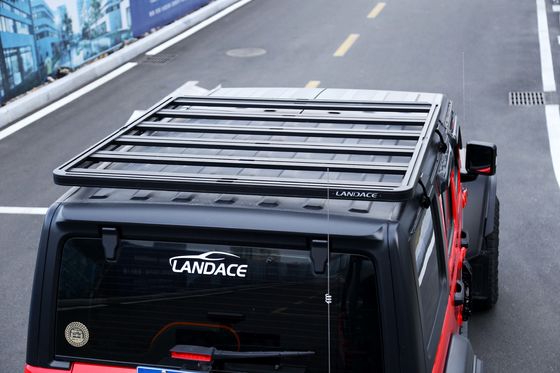 AL6063 SS304 Jeep Wrangler JL için çatı rafları Evrensel 4X4 Aksesuarları Bagaj taşıyıcı