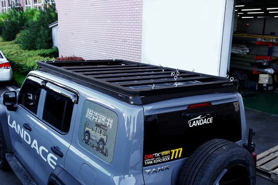 25.3KG Alüminyum Alaşım Alt Profil Bagaj Rack GWM Tank 300 Araba Çatı Taşıyıcı için sepet