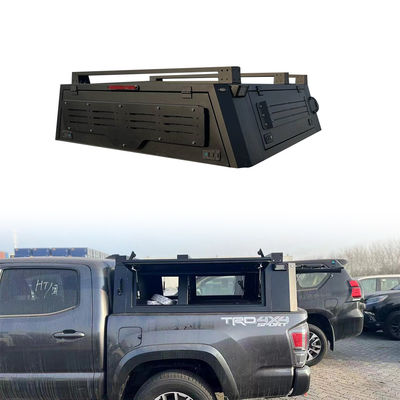 Toyota Tacoma Hardtop Topper Kanopisi için Yer Tasarruf Eden Katlanabilir Kamyon Yatak Rack Sistemi