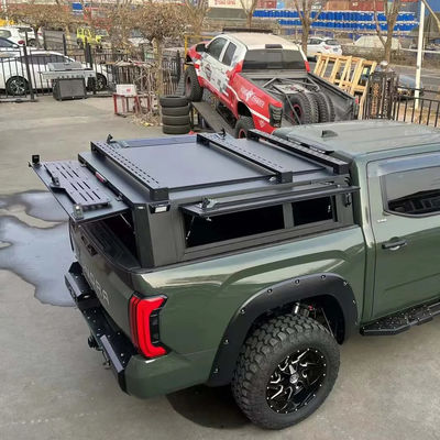 Siyah Toyota Tundra Pickup Yatak örtüsü bagaj montu ve alüminyum yapısı ile