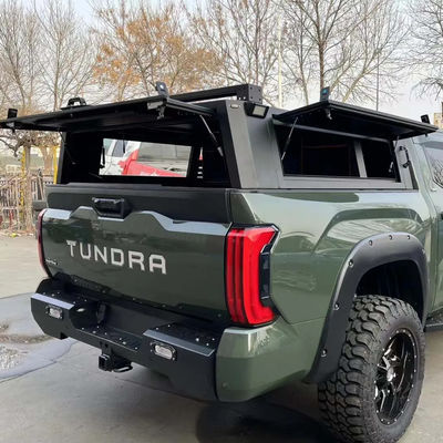 Siyah Toyota Tundra Pickup Yatak örtüsü bagaj montu ve alüminyum yapısı ile