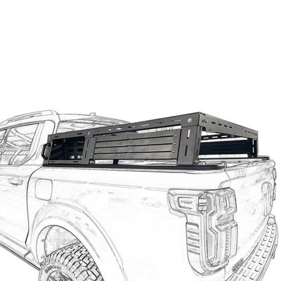 Toyota Hilux REVO / GWM POER için yüksek alüminyum alaşımlı kamyon rafları